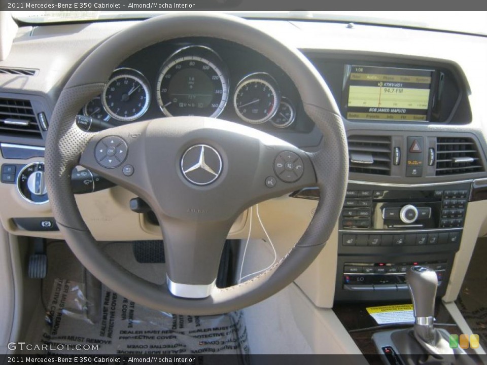 Almond/Mocha Interior Steering Wheel for the 2011 Mercedes-Benz E 350 Cabriolet #40079899