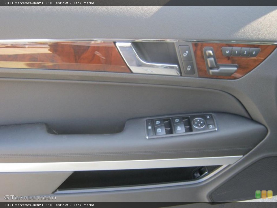 Black Interior Door Panel for the 2011 Mercedes-Benz E 350 Cabriolet #40079975