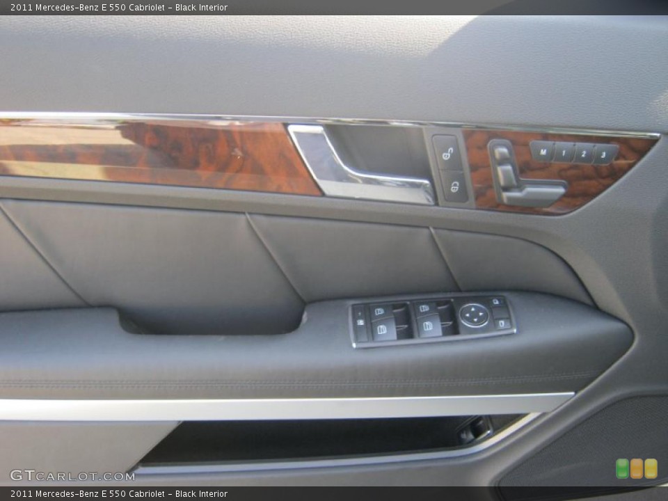 Black Interior Door Panel for the 2011 Mercedes-Benz E 550 Cabriolet #40080243