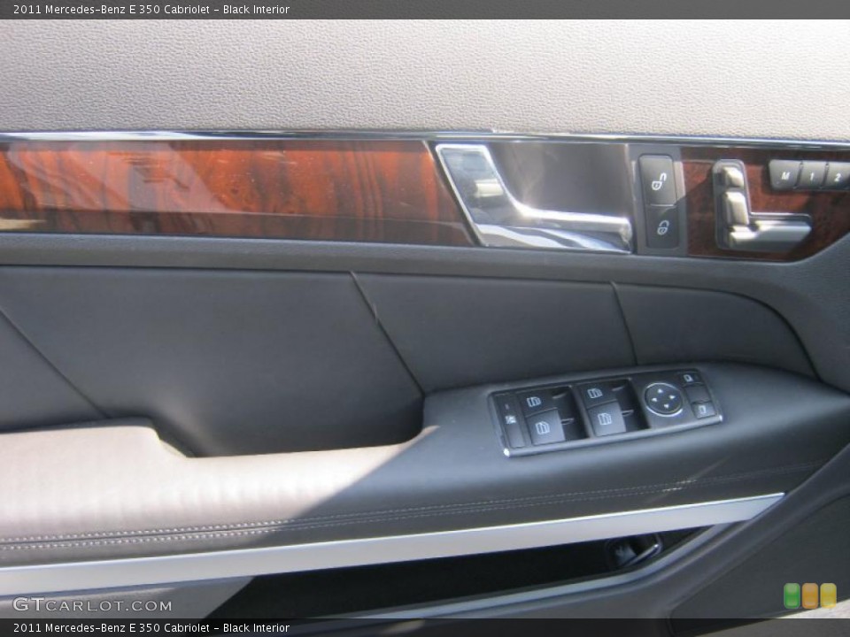 Black Interior Door Panel for the 2011 Mercedes-Benz E 350 Cabriolet #40080339