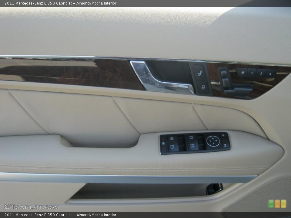 Almond/Mocha Interior Door Panel for the 2011 Mercedes-Benz E 350 Cabriolet #40080619