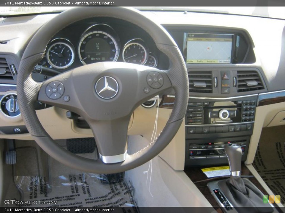 Almond/Mocha Interior Dashboard for the 2011 Mercedes-Benz E 350 Cabriolet #40080739