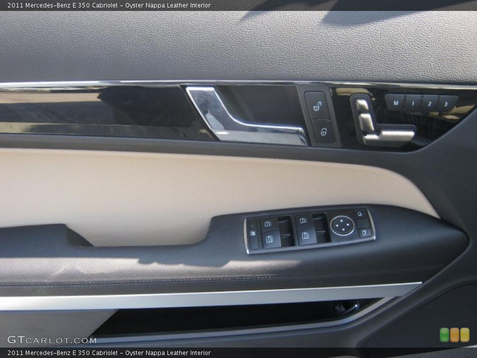 Oyster Nappa Leather Interior Door Panel for the 2011 Mercedes-Benz E 350 Cabriolet #40080887
