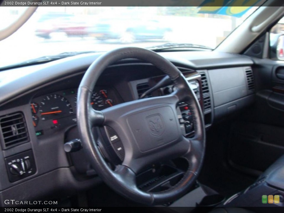 Dark Slate Gray Interior Dashboard for the 2002 Dodge Durango SLT 4x4 #40080963