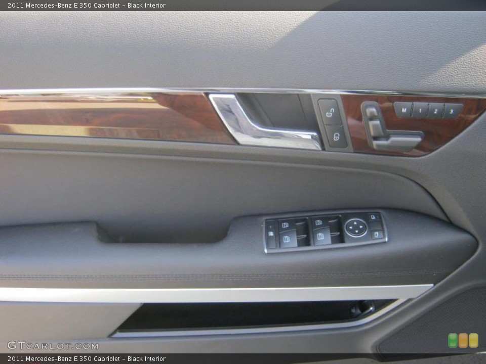 Black Interior Door Panel for the 2011 Mercedes-Benz E 350 Cabriolet #40081071