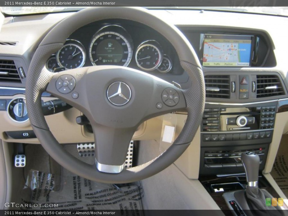 Almond/Mocha Interior Dashboard for the 2011 Mercedes-Benz E 350 Cabriolet #40081347