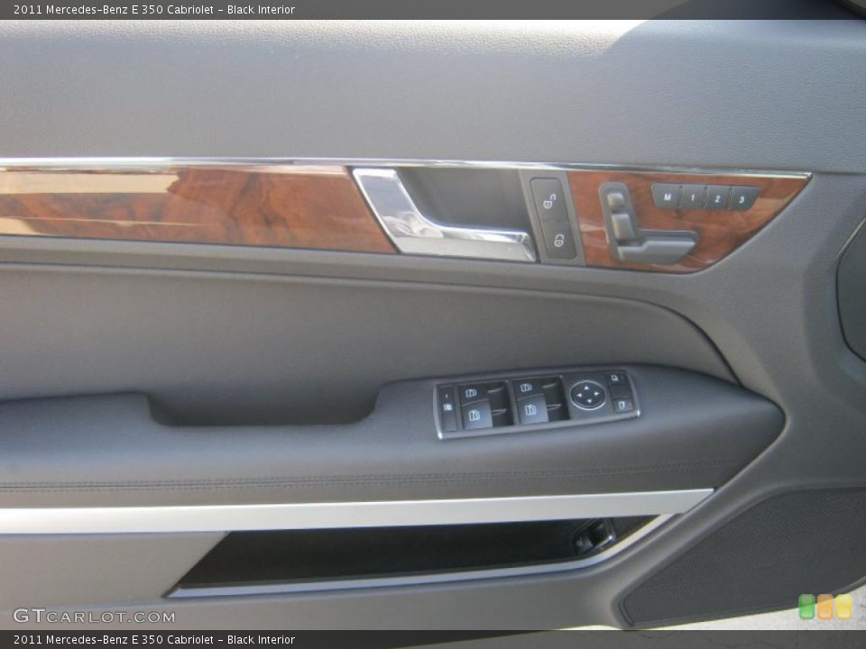 Black Interior Door Panel for the 2011 Mercedes-Benz E 350 Cabriolet #40081695