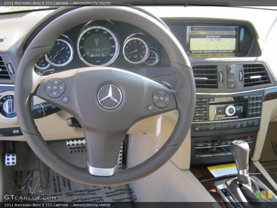 Almond/Mocha Interior Dashboard for the 2011 Mercedes-Benz E 350 Cabriolet #40081907