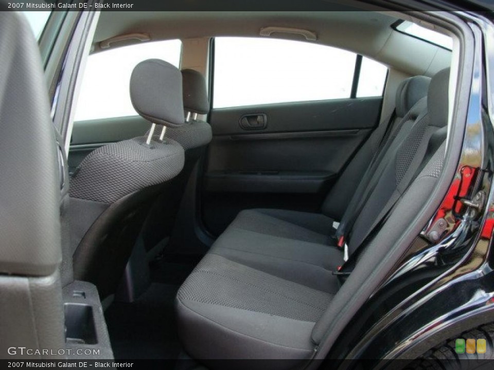 Black Interior Photo for the 2007 Mitsubishi Galant DE #40082191