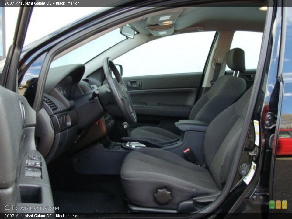 Black Interior Photo for the 2007 Mitsubishi Galant DE #40082223