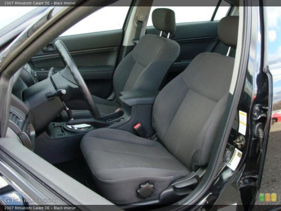 Black Interior Photo for the 2007 Mitsubishi Galant DE #40082239