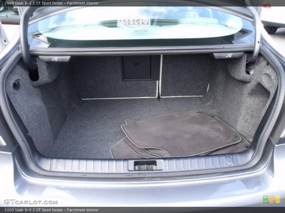 Parchment Interior Trunk for the 2009 Saab 9-3 2.0T Sport Sedan #40082259