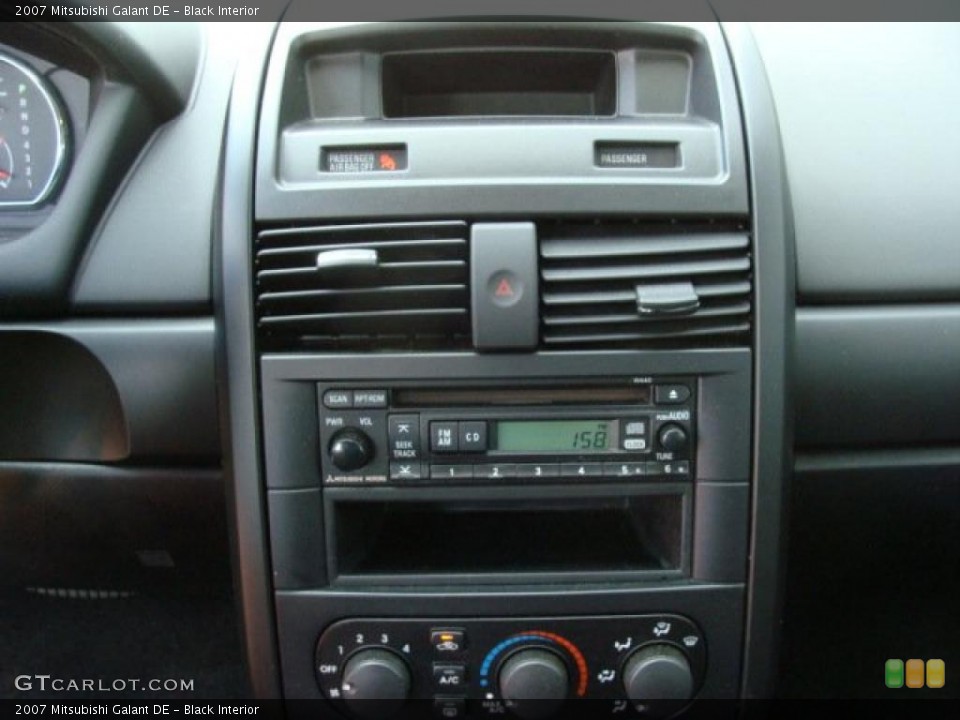Black Interior Controls for the 2007 Mitsubishi Galant DE #40082283
