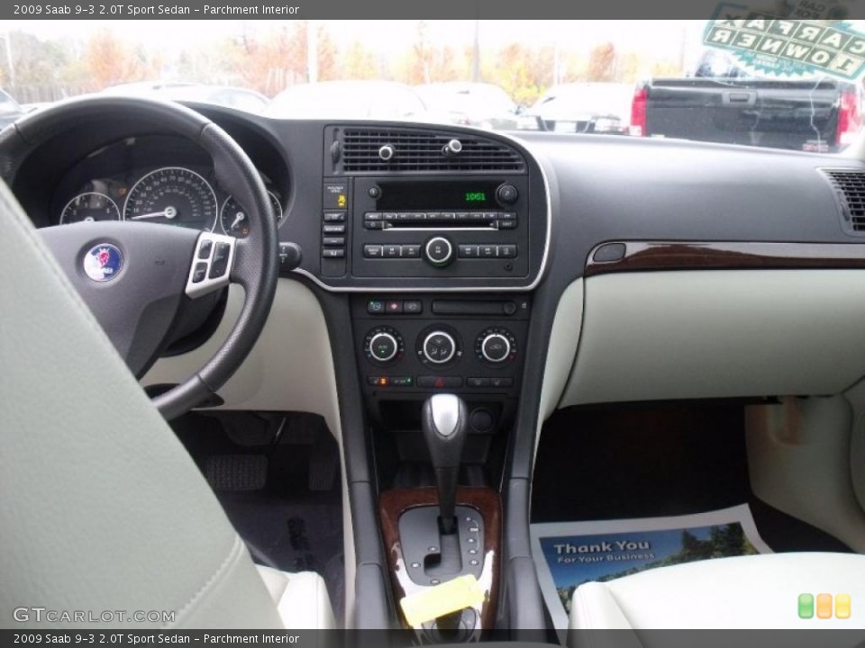 Parchment Interior Dashboard for the 2009 Saab 9-3 2.0T Sport Sedan #40082483