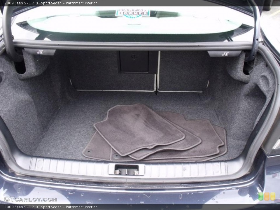 Parchment Interior Trunk for the 2009 Saab 9-3 2.0T Sport Sedan #40082575