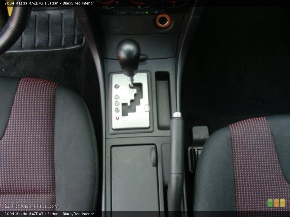 Black/Red Interior Transmission for the 2004 Mazda MAZDA3 s Sedan #40082779