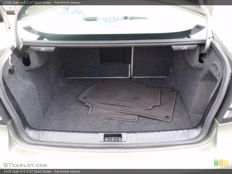 Parchment Interior Trunk for the 2008 Saab 9-3 2.0T Sport Sedan #40083799