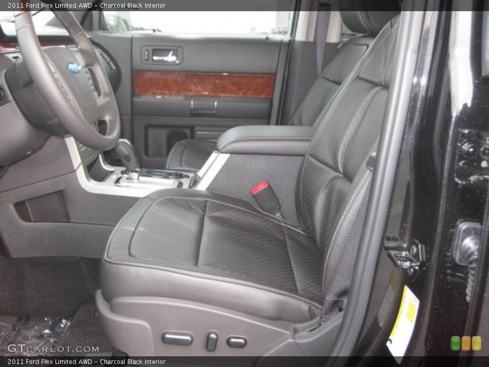 Charcoal Black Interior Photo for the 2011 Ford Flex Limited AWD #40085903