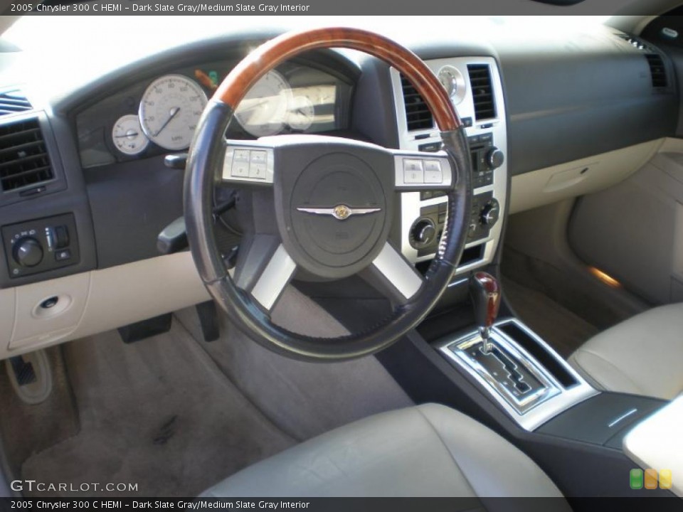 Dark Slate Gray/Medium Slate Gray Interior Dashboard for the 2005 Chrysler 300 C HEMI #40086011