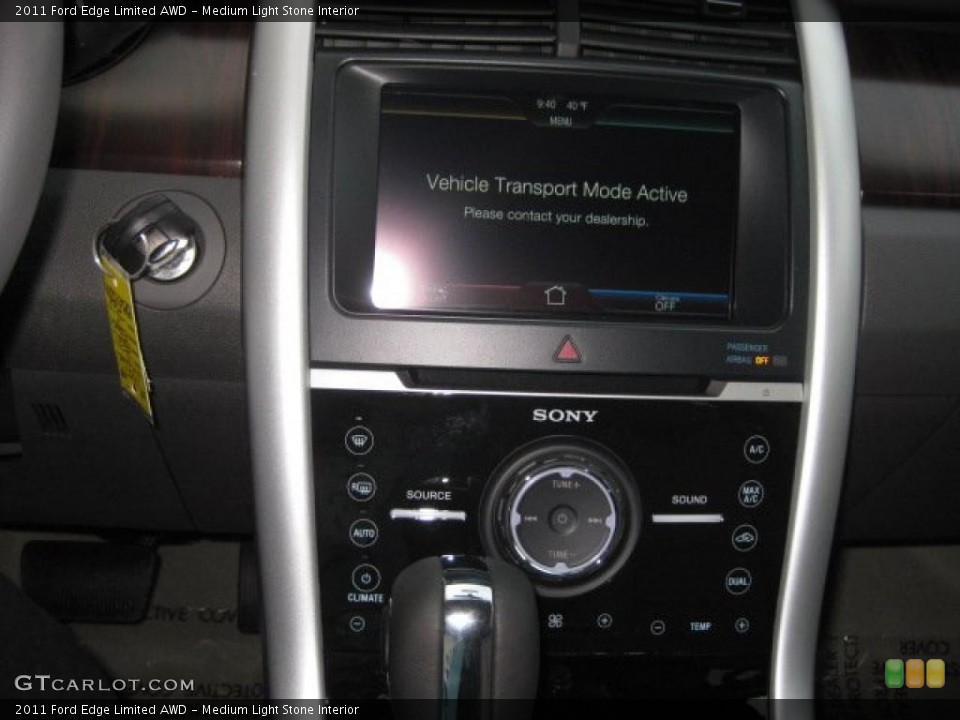 Medium Light Stone Interior Controls for the 2011 Ford Edge Limited AWD #40086067