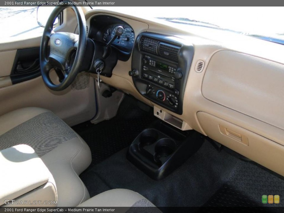 Medium Prairie Tan Interior Dashboard for the 2001 Ford Ranger Edge SuperCab #40087143