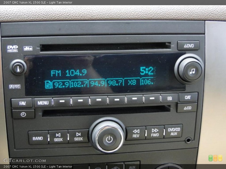 Light Tan Interior Controls for the 2007 GMC Yukon XL 1500 SLE #40088459
