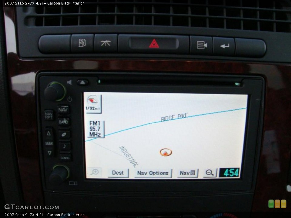 Carbon Black Interior Navigation for the 2007 Saab 9-7X 4.2i #40089211