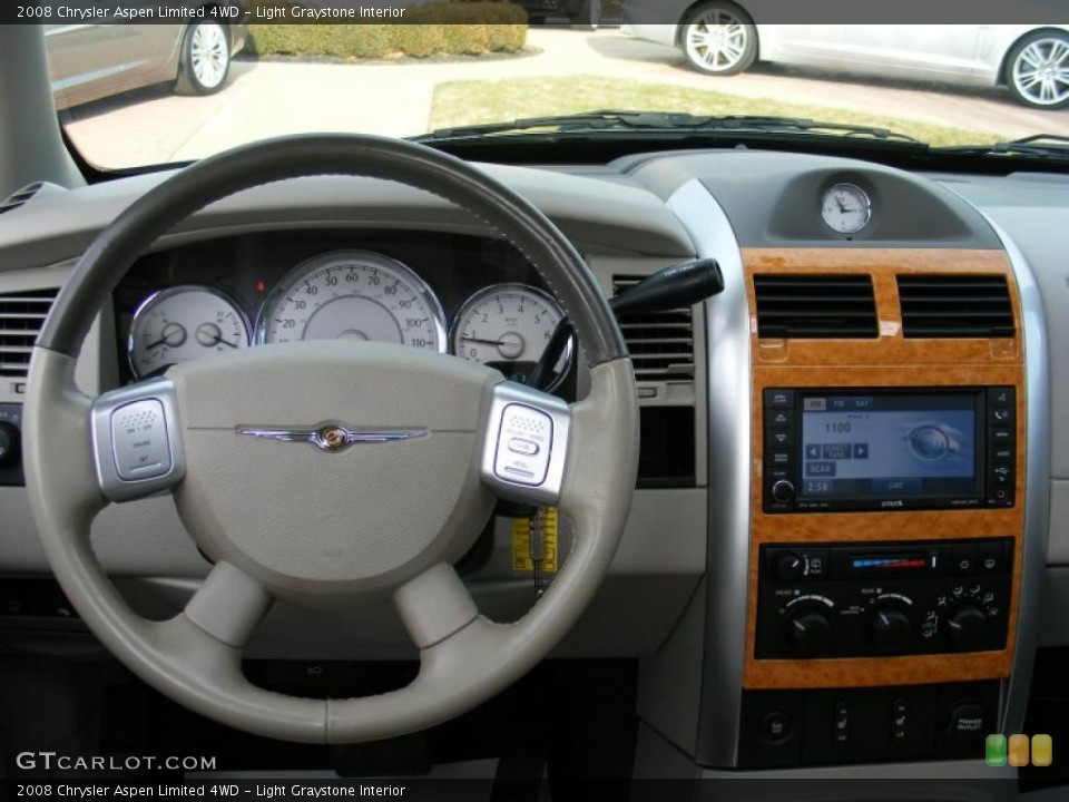 Light Graystone Interior Dashboard for the 2008 Chrysler Aspen Limited 4WD #40090507