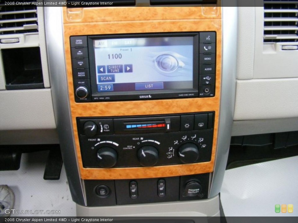 Light Graystone Interior Controls for the 2008 Chrysler Aspen Limited 4WD #40090555