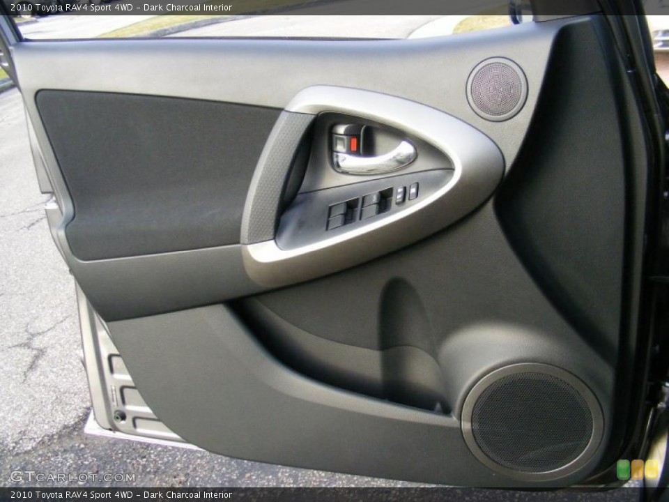 Dark Charcoal Interior Door Panel for the 2010 Toyota RAV4 Sport 4WD #40091611