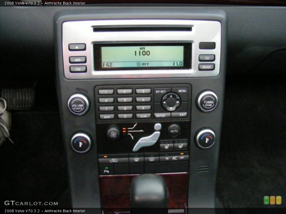 Anthracite Black Interior Controls for the 2008 Volvo V70 3.2 #40092463