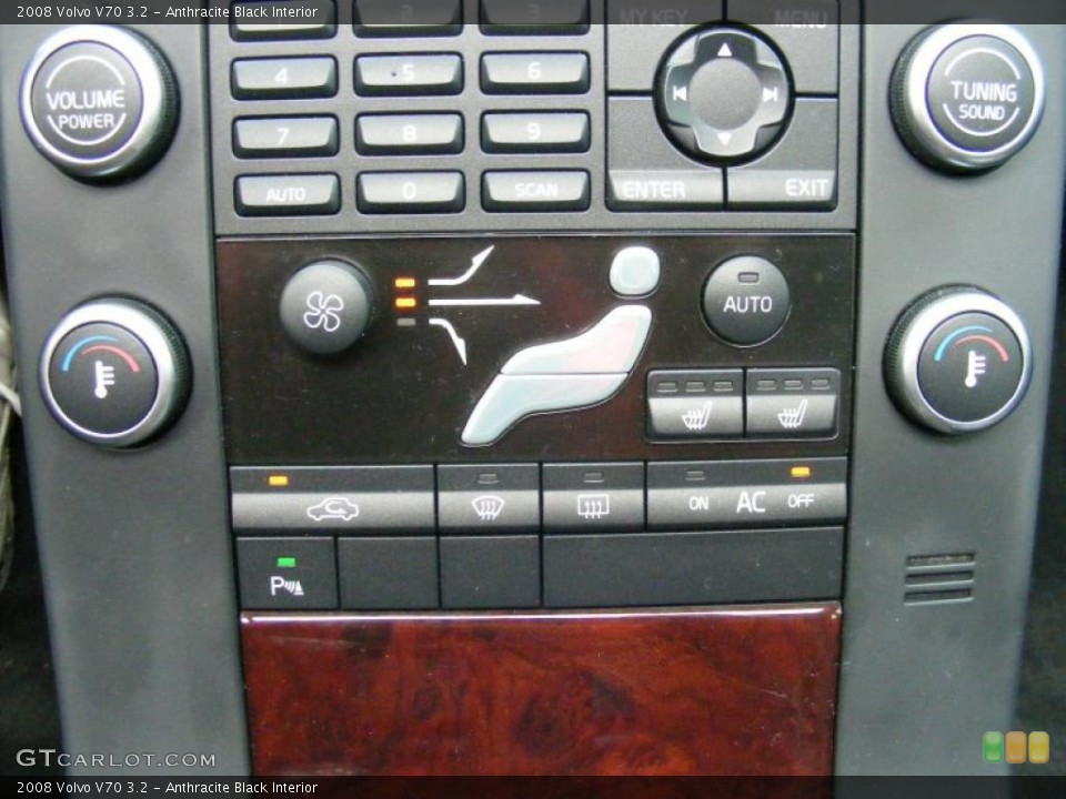 Anthracite Black Interior Controls for the 2008 Volvo V70 3.2 #40092495