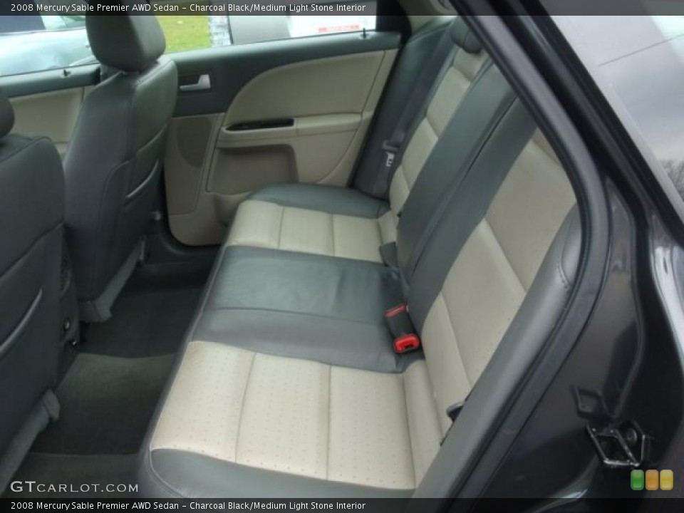Charcoal Black/Medium Light Stone Interior Photo for the 2008 Mercury Sable Premier AWD Sedan #40093255