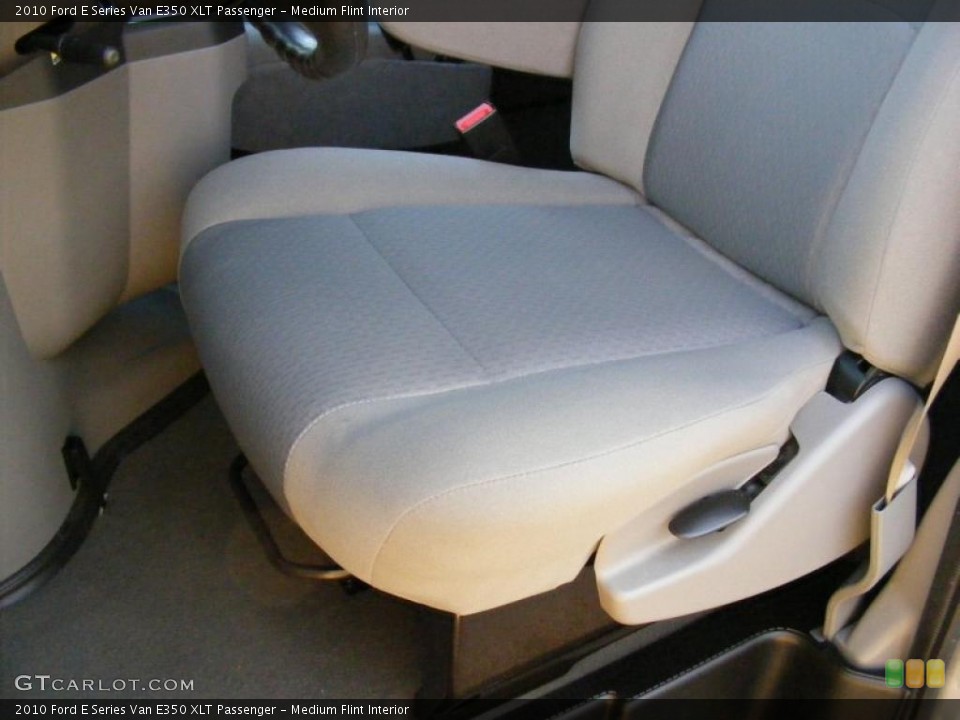 Medium Flint Interior Photo for the 2010 Ford E Series Van E350 XLT Passenger #40093295