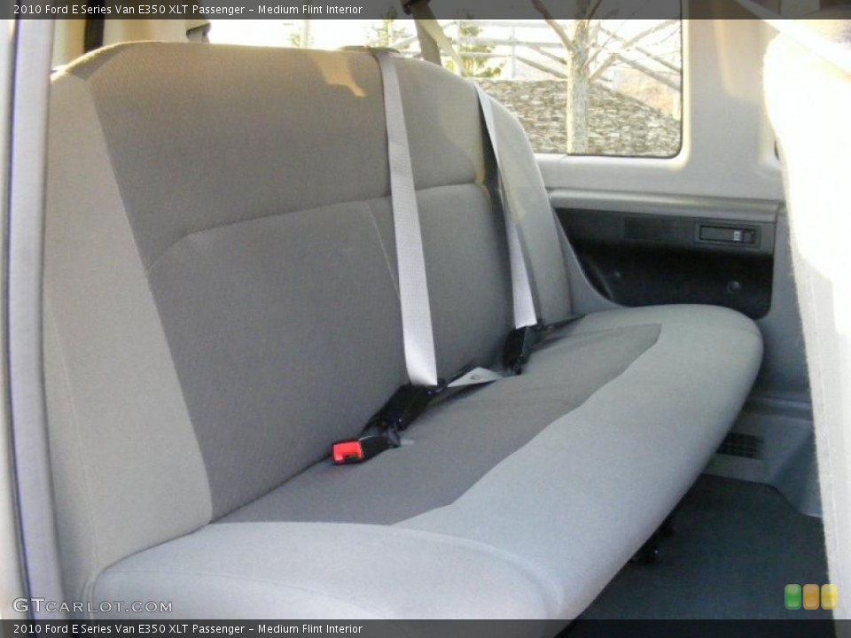 Medium Flint Interior Photo for the 2010 Ford E Series Van E350 XLT Passenger #40093319