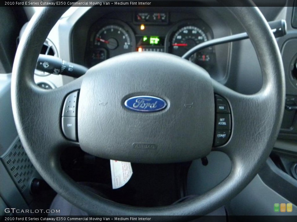 Medium Flint Interior Steering Wheel for the 2010 Ford E Series Cutaway E350 Commercial Moving Van #40093449