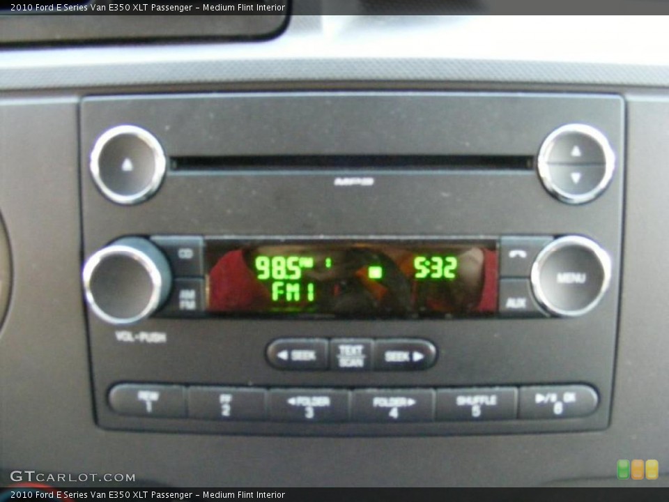 Medium Flint Interior Controls for the 2010 Ford E Series Van E350 XLT Passenger #40093515