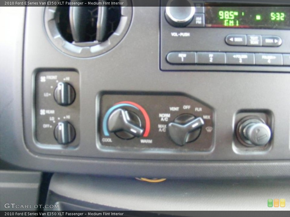 Medium Flint Interior Controls for the 2010 Ford E Series Van E350 XLT Passenger #40093527
