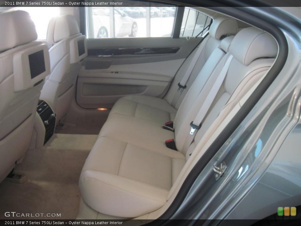 Oyster Nappa Leather Interior Photo for the 2011 BMW 7 Series 750Li Sedan #40094379