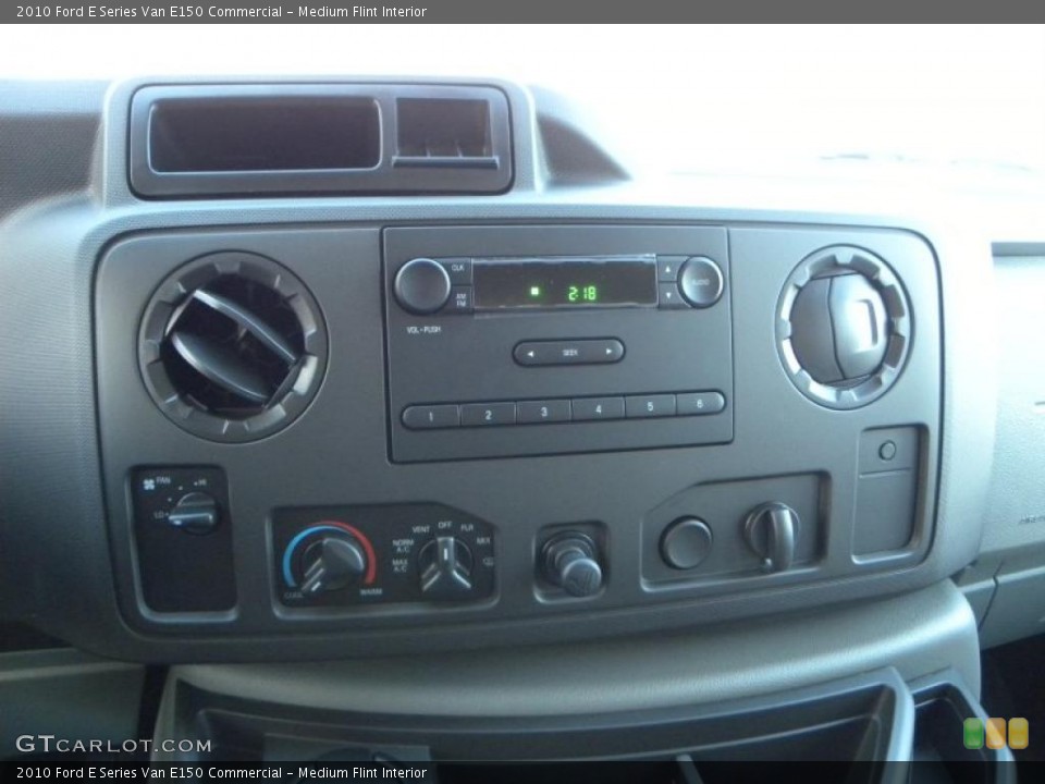 Medium Flint Interior Controls for the 2010 Ford E Series Van E150 Commercial #40095288