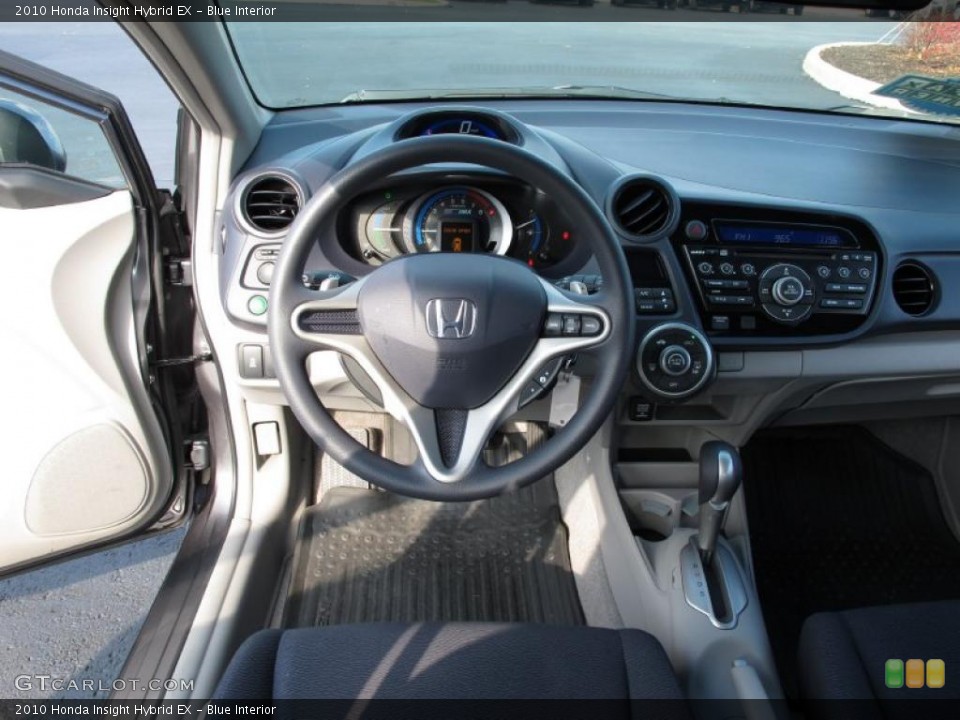 Blue Interior Dashboard for the 2010 Honda Insight Hybrid EX #40097815
