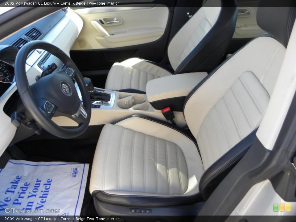 Cornsilk Beige Two-Tone Interior Photo for the 2009 Volkswagen CC Luxury #40098139