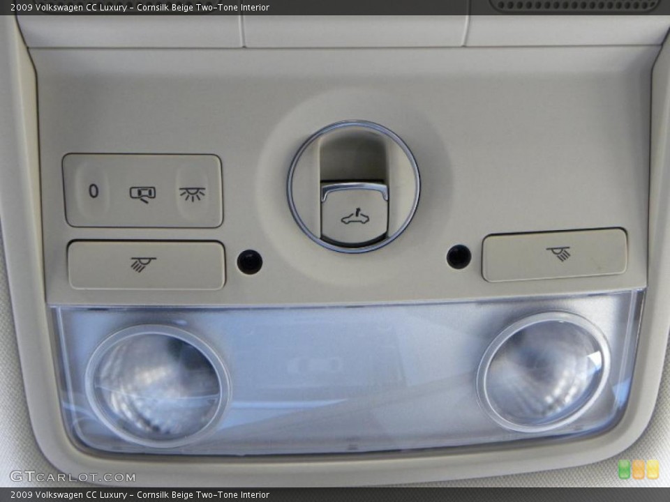 Cornsilk Beige Two-Tone Interior Controls for the 2009 Volkswagen CC Luxury #40098363