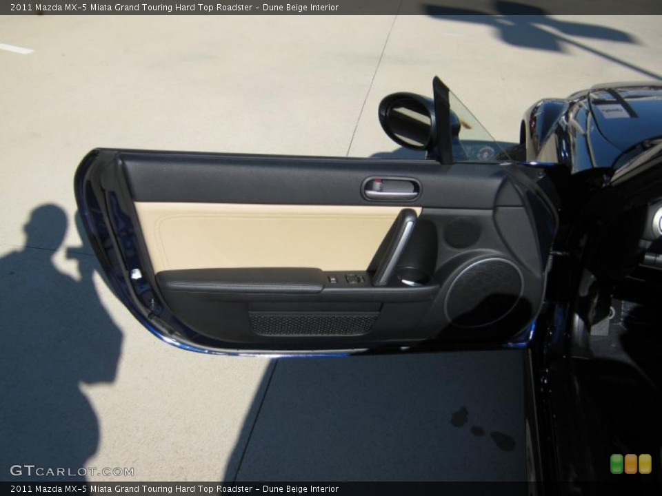 Dune Beige Interior Door Panel for the 2011 Mazda MX-5 Miata Grand Touring Hard Top Roadster #40100623