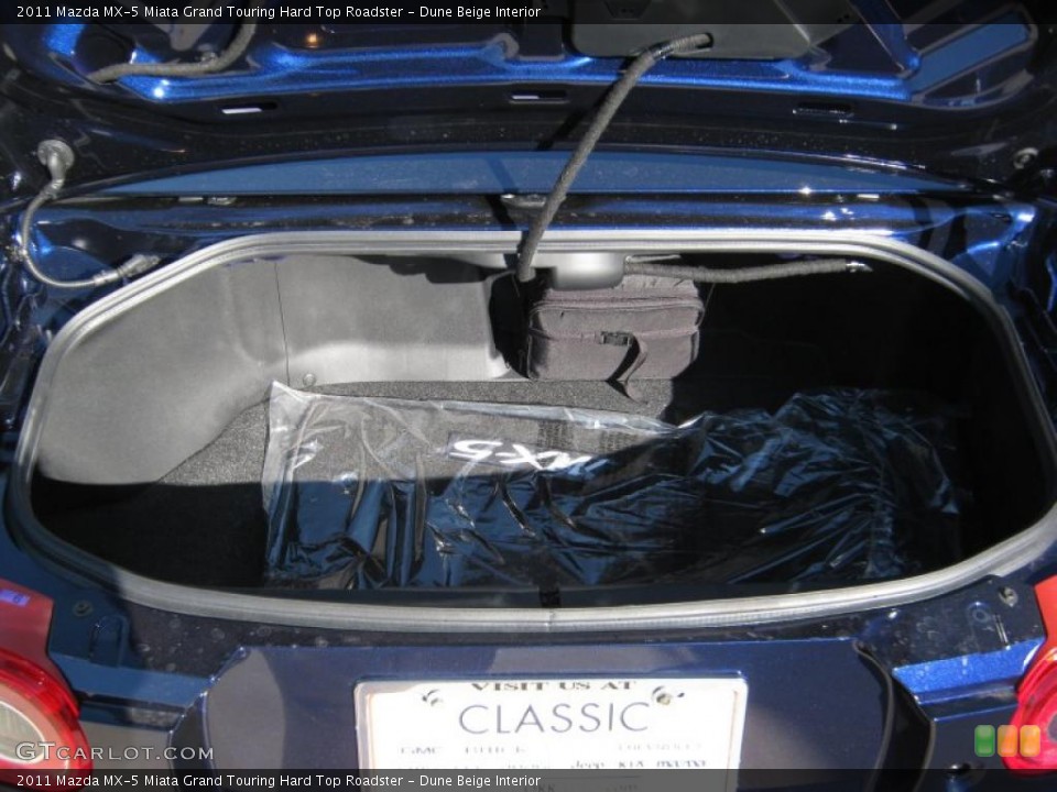 Dune Beige Interior Trunk for the 2011 Mazda MX-5 Miata Grand Touring Hard Top Roadster #40100651