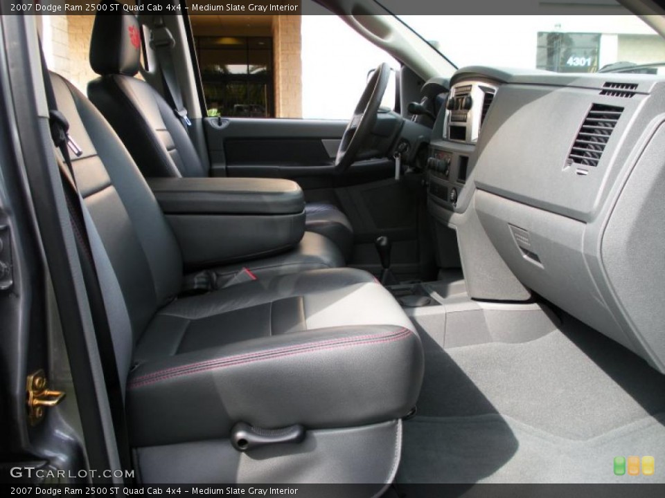 Medium Slate Gray Interior Photo for the 2007 Dodge Ram 2500 ST Quad Cab 4x4 #40101727