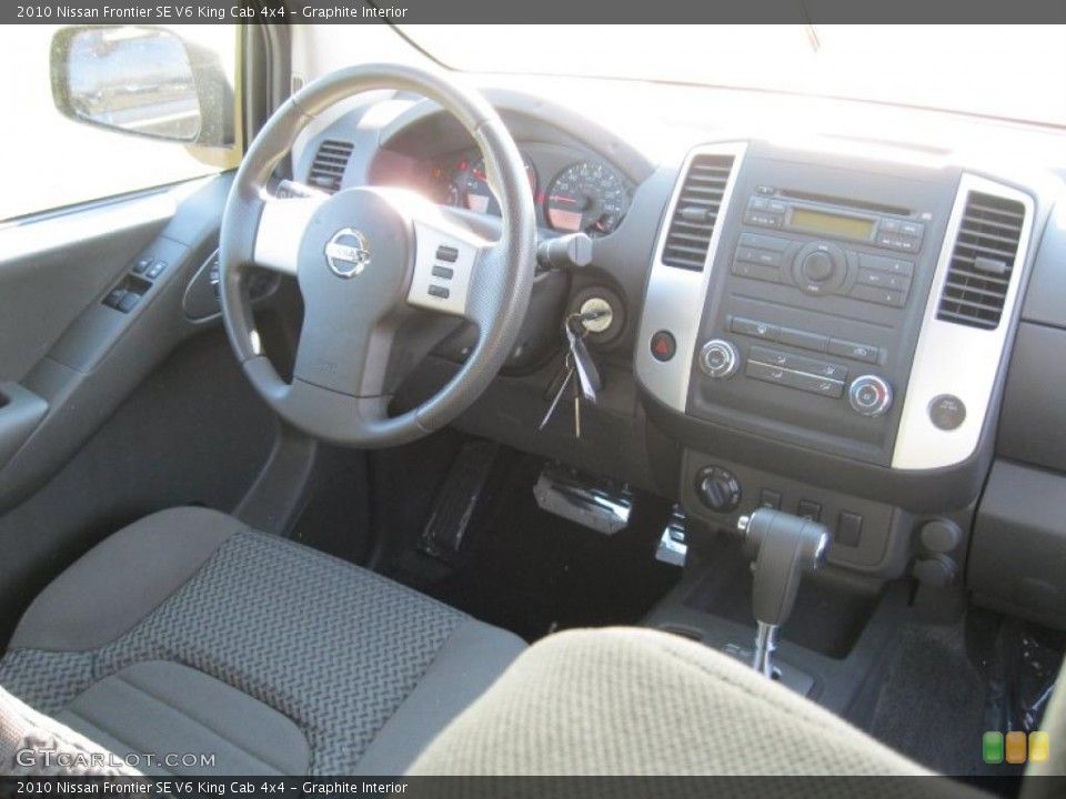 Graphite Interior Dashboard for the 2010 Nissan Frontier SE V6 King Cab 4x4 #40103215