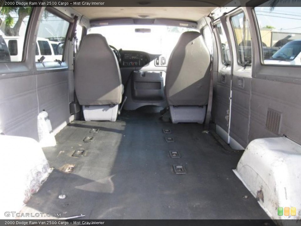 Mist Gray Interior Trunk for the 2000 Dodge Ram Van 2500 Cargo #40103703