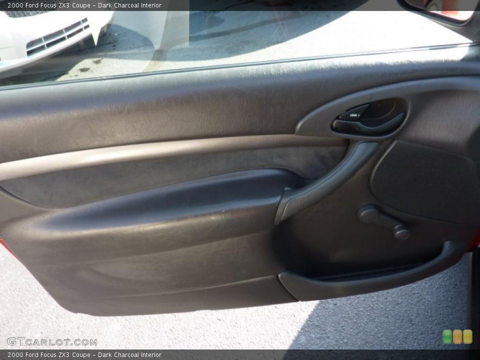 Dark Charcoal Interior Door Panel for the 2000 Ford Focus ZX3 Coupe #40108159