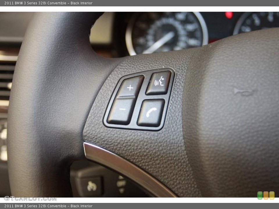 Black Interior Controls for the 2011 BMW 3 Series 328i Convertible #40108499